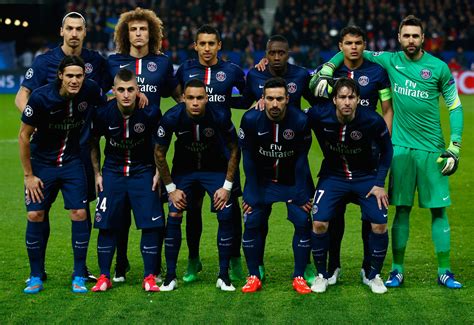 ligue 1 paris saint-germain soccer players